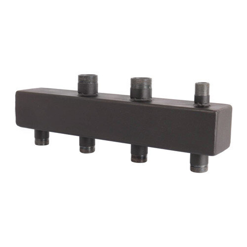 Коллектор распределительный ROMMER RDG-0016-004002 2-х контурный НР 1"x1 1/4" Ду 32 Ру 4 без теплоизоляции