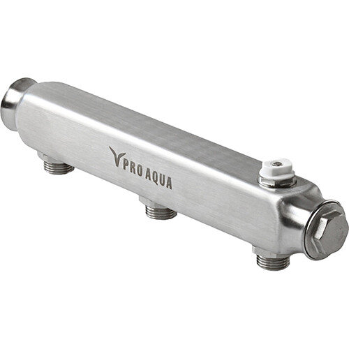 Коллекторная группа Pro Aqua 1х1/2" 10 выходов с межосевым расстоянием 100 мм