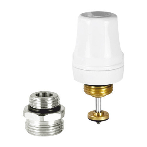 Клапан термостатический VALFEX VF.675.TE.012.034 НР 1/2"x3/4" DN 15 PN 10 с ниппелем под евроконус латунный