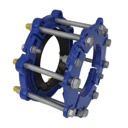 Соединение ремонтное Benarmo РУРС 7040 DN 500 (527-534 мм) PN 16 раструбное чугунное