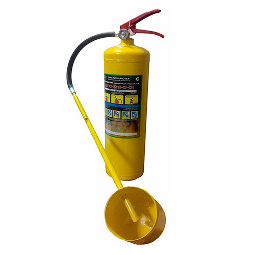 Огнетушитель порошковый специальный Пожнанотех ОПС-5(з)-D-01, ЗПУ-латунь