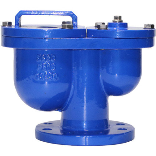 Вантуз автоматический Benarmo DN 65 PN 10/16 двухкамерный тройного действия фланцевый комбинированный вертикальный