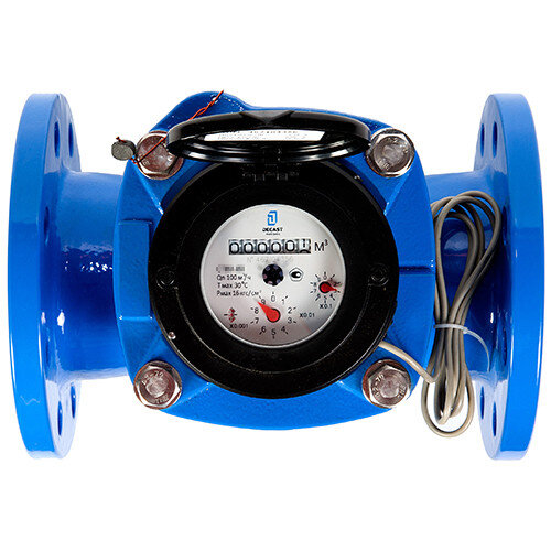 Счетчик промышленный Декаст СТВХ-100 УК ДГ1 (300 мм, 100 л/имп) холодной воды