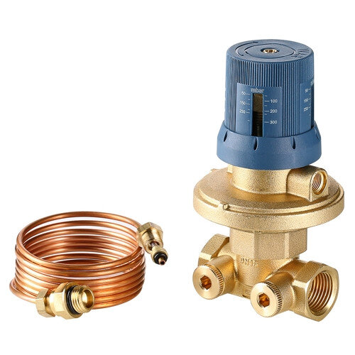 Автоматический регулятор перепада давления Valtec VT.041.G 1/2" DN 15 PN 25, 50-300 мбар