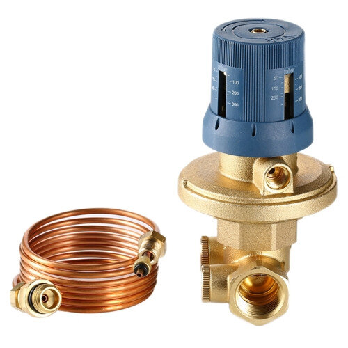 Автоматический регулятор перепада давления Valtec VT.041.G 1/2" DN 15 PN 25, 50-300 мбар