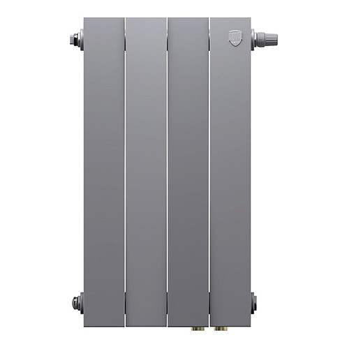 Радиатор биметаллический Royal Thermo PianoForte 500 VD (4 секции) Silver Satin 2