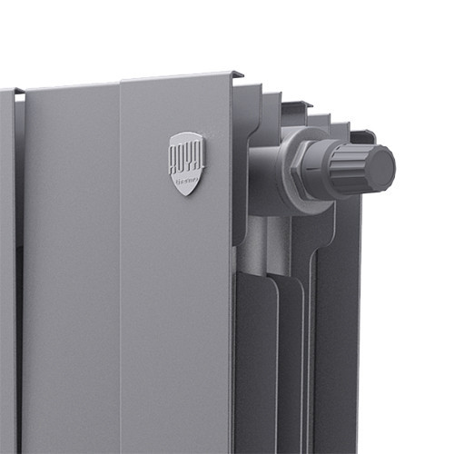 Радиатор биметаллический Royal Thermo PianoForte 500 VD (4 секции) Silver Satin 4