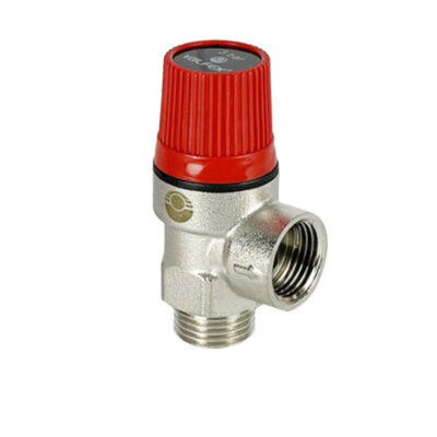 Клапан предохранительный латунный VALFEX VF.496.N.012.60 Ду 15 Ру 10