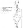 Трубка петлевая ЭКОМЕРА G1/2F-G1/2M прямая 3