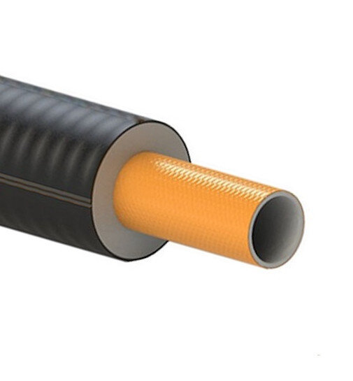 Гибкая труба в ППУ изоляции ИЗОПРОФЛЕКС-115А ПЭ-Х Р 1,6 Мпа 160/225