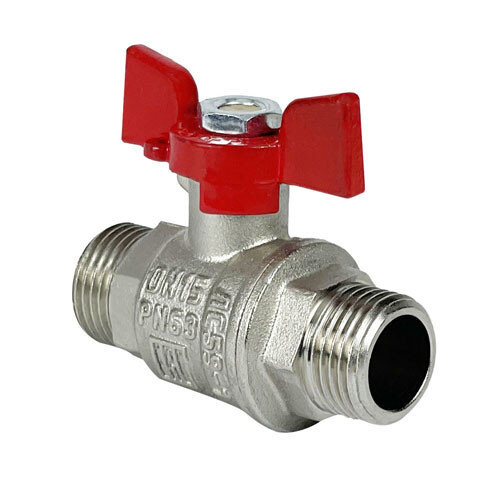 Кран шаровый VALFEX PREMIUM VF.219 НР 3/4" Ду 20 Ру 40 никелированный латунный