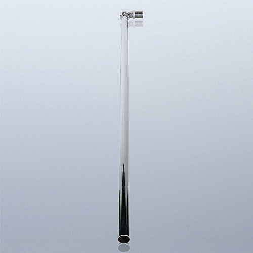 Угольник 90 градусов VALTEC VTm.281.PH DN 16x15 PN 10 L=700 прямой с хромированной трубкой латунный никелированный