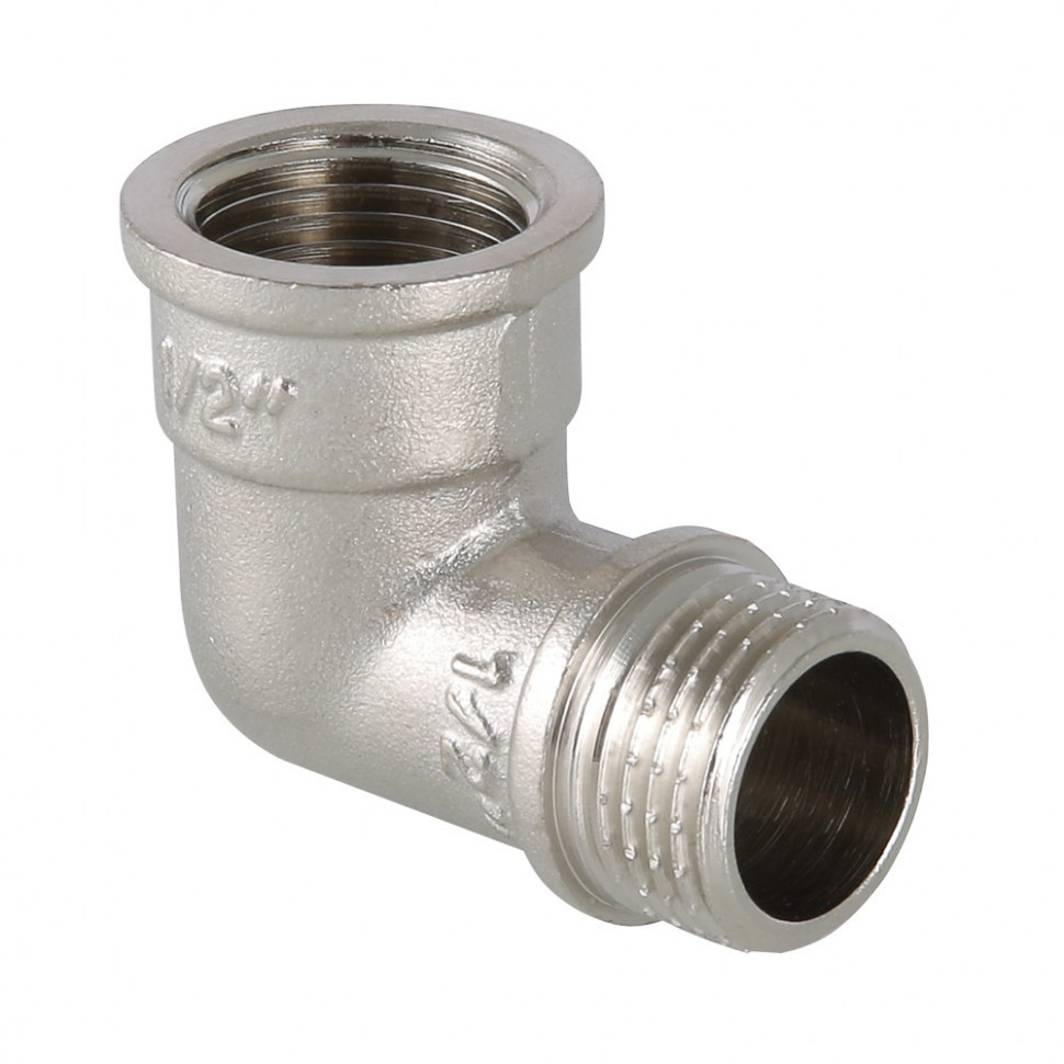 Латунный угольник VALTEC 1/2" резьбовой 90 с переходом на наружную резьбу VTr.092.N.0004