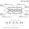 Коллектор распределительный GIDRUSS MKSS-60-5DU.EPP 5-ти контурный НР 1" Ду 25 Ру 6 модульный в термоизоляции 3