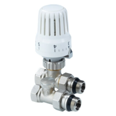 Комплект терморегулируюшего оборудования Valtec VT.046 1/2" DN 15 PN 10 для радиатора прямой