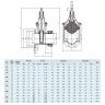 Задвижка HAWLE 4041E2 System 2000 DN 200/225 PN 10 фланец-раструб клиновая чугунная с обрезиненным клином 6