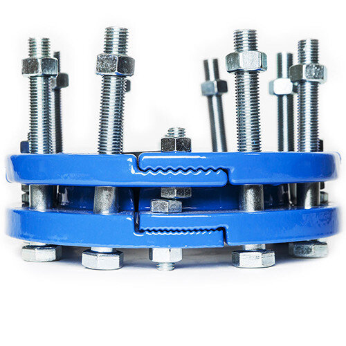 Доуплотнитель раструбного соединения чугунных труб DOMEX DZ DN 300 мм (321-328) мм) PN 10 чугунный