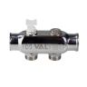 Коллектор распределительный VALTEC VTc.505.SS.060502 2 отвода ВР-НР 1"x3/4" DN 25 PN 10 без регулировки 3