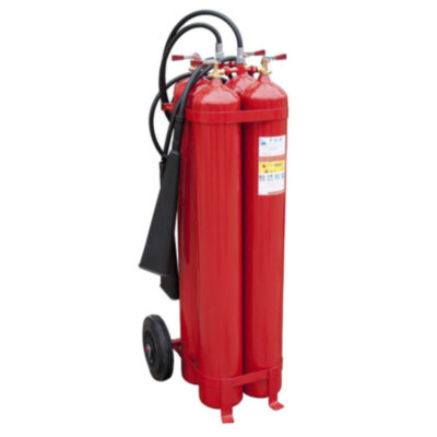 Огнетушитель углекислотный РИФ ОУ-55-ВСЕ в сборе, ЗПУ-латунь