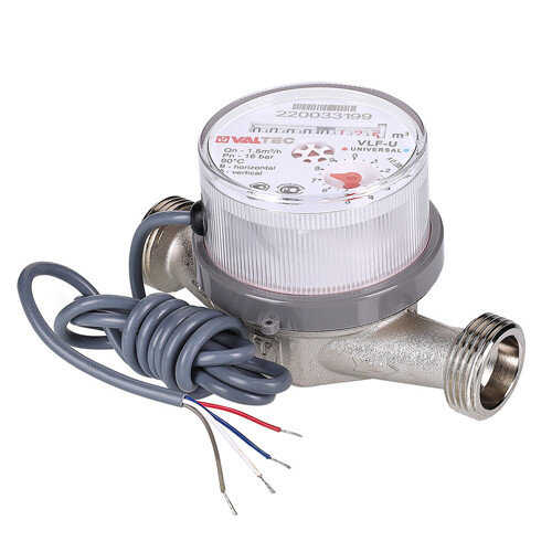 Счётчик воды VALTEC VLF-15U-IL Ду 15 Ру 16 без сгонов универсальный