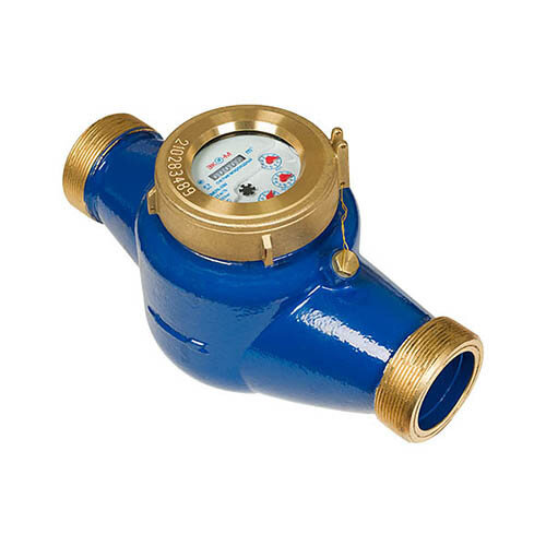 Счетчик воды ЭКОМЕРА Ду 50 мокроходный L=300 мм c глицерином чугунный