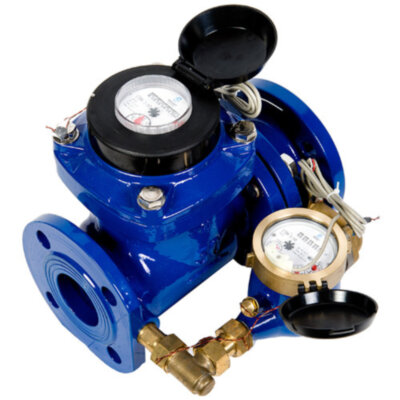 Счетчик комбинированный Декаст СТВК 2 50/15 ДГ (100/100 л на имп.) двухкорпусный