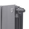 Радиатор биметаллический Royal Thermo PianoForte 500 VD (6 секций) Silver Satin 4