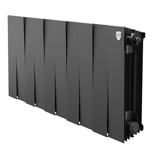 Радиатор биметаллический Royal Thermo PianoForte 300 (10 секций) Noir Sable 1