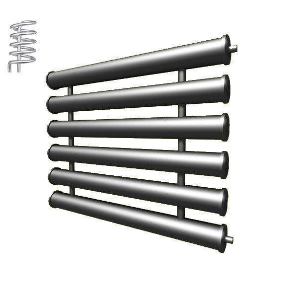 Регистр отопления РАП-6x76x2,5-1000 автономный шестирядный с плоскими заглушками