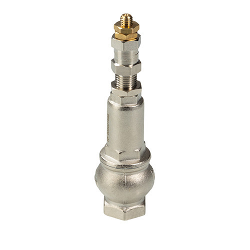 Клапан предохранительный VALTEC VT.1831.N.09 2" DN 50 PN 16 малоподъемный, пружинный, регулируемый, прямого действия, резьбовой, с возможностью ручного открывания, латунный с никелевым покрытием 7