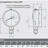 Манометр 232.50.100 радиальный Дк100мм 0-16 бар кл.1,0 G1/2" Wika 9060200 (36498009) 2