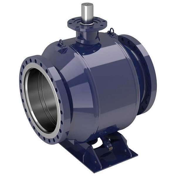 Кран шаровой Vexve 153600 DN 600 PN 16  стальной полнопроходный фланцевый для воды, с редуктором