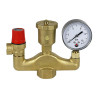 Группа безопасности VALFEX VF.461.0.3 ВР 1"x1/2"x1/4" DN 25 PN 10 для закрытых систем отопления 2