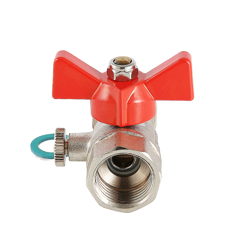 Кран шаровой VALTEC Ду15 (1/2" x 1/2") Ру16 для подключения манометра с внутренней резьбой VT.807.N.0404