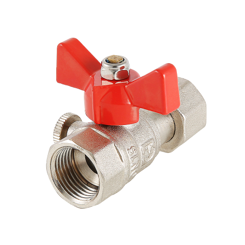 Кран шаровой VALTEC Ду15 (1/2" x 1/2") Ру16 для подключения манометра с внутренней резьбой VT.807.N.0404