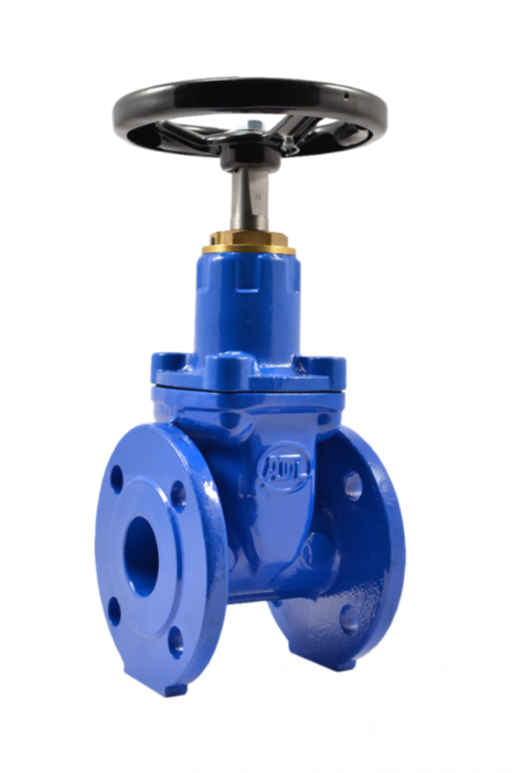 Задвижка ГРАНАР KR11 Ду 50 Ру 10/16 фланцевая клиновая чугунная под штурвал с обрезиненным клином KR11.02.050.16 Ф/Ф