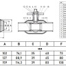 Кран шаровой Danfoss JiP Premium WW GF DN 65 PN 25 стальной стандартнопроходный под приварку с фланцем под привод 2