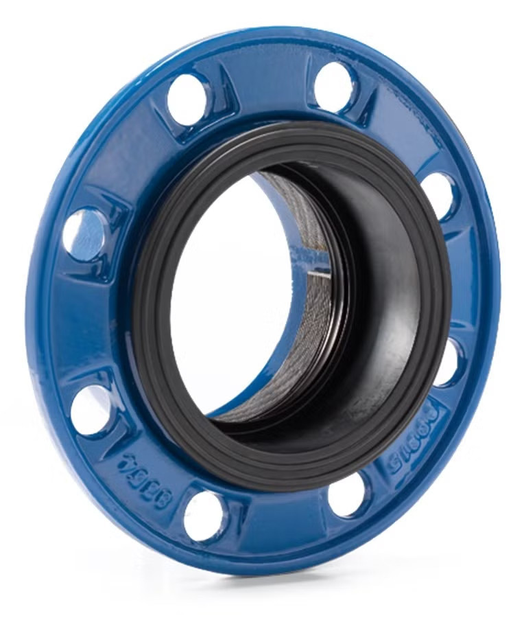 Фланец AVK COMBI 05/60 DN 65/75 PN 10/16 обжимной фиксирующего типа для ПЭ и ПВХ труб