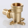 Угольник 90 градусов VALTEC VTm.454.BG ВР 1/2" DN 16x15 PN 16 с креплением латунный универсальный 4