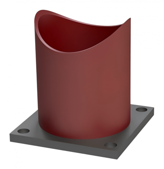 Опора 377-ТР-Б1 Ду 377 мм ОСТ 36-146-88 неподвижная