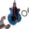 Задвижка HAWLE 4000E3 DN 65 PN 10/16 фланцевая клиновая чугунная с обрезиненным клином разборная 3