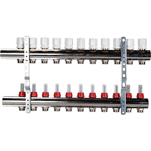 Коллектор LUXOR CD 477/11 в сборе с расходомерами