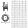 Фланец обжимной универсальный UR-CAST UR-13 DN 300 мм/ 315-345 мм PN 10/16 чугунный 2