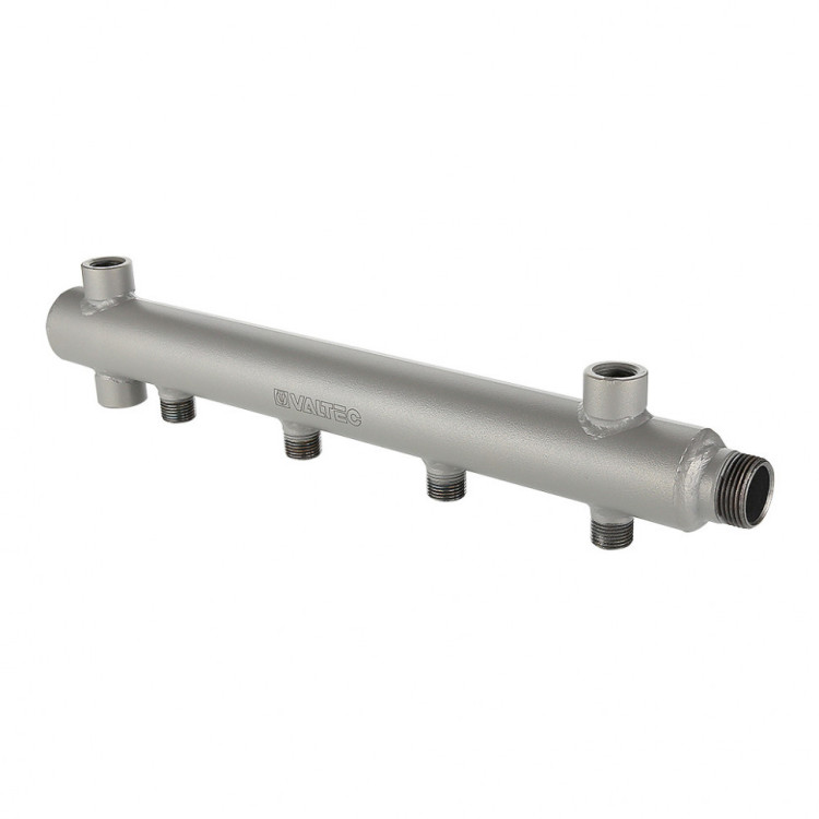 Коллектор распределительный VALTEC VTc.510.BS.060402 2 отвода ВР-НР 1"x1/2" DN 25 PN 16 без регулировки 1