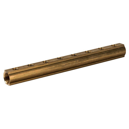 Коллектор распределительный Luxor CD 457 8 выходов ВР 1"х1/2" DN 25 PN 10 без регулировки