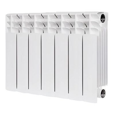 Радиатор биметаллический RIFAR Base 200 7 секций боковое подключение белый