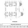 Коллекторная группа VALFEX VF.582.0607 7-ми контурный ВР-НР 1"x3/4" DN 25 PN 10 с регулирующими и балансировочными клапанами 2