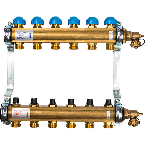 Коллекторная группа Watts HKV-6 для теплых полов 1