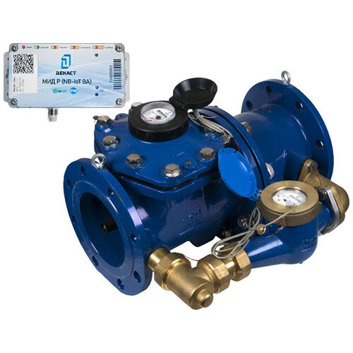 Счетчик комбинированный Декаст СТВК 2 150/40 ДГР (МИД Р NB-IoT) двухкорпусный