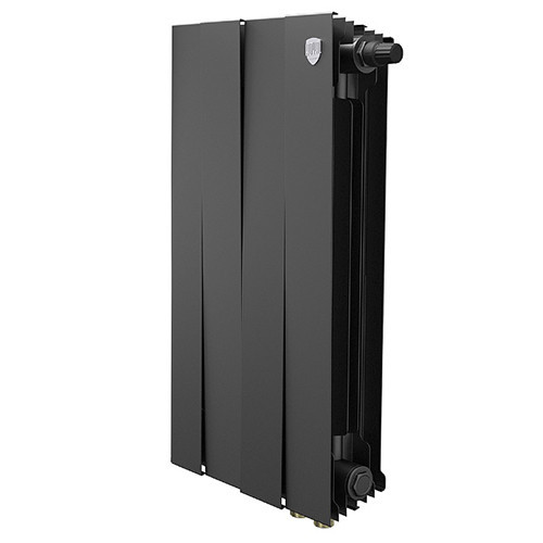Радиатор биметаллический Royal Thermo PianoForte 500 VD (4 секции) Noir Sable 1